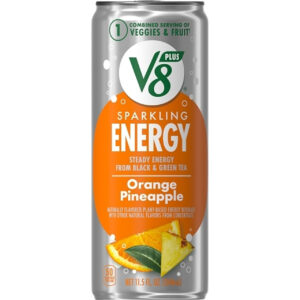 V8 Sparkling Orange Pineapple Energy Drink, 11.5 Fluid Ounces, 12 Per Case