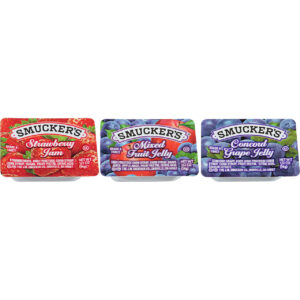 Smucker s Plastic Jelly Assortment, 0.5 Ounces, 200 Per Case