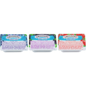 Smucker s Kosher, Sugar Free, Plastic Jelly Cups, 0.375 Ounce, 200 Per Case