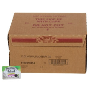 Smucker s Natural Blackberry Jam, 0.5 Ounces, 200 Per Case