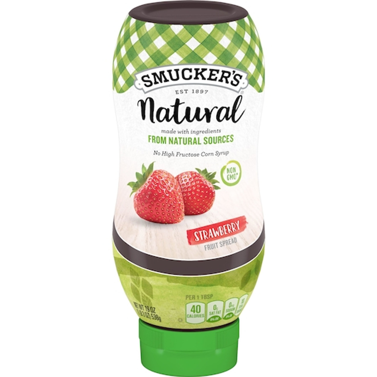 Smucker s Natural Squeeze Strawberry Fruit Spread, 19 Ounces, 12 Per Case
