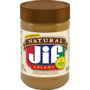 Jif Natural Creamy Peanut Butter, 28 Ounce, 10 Per Case