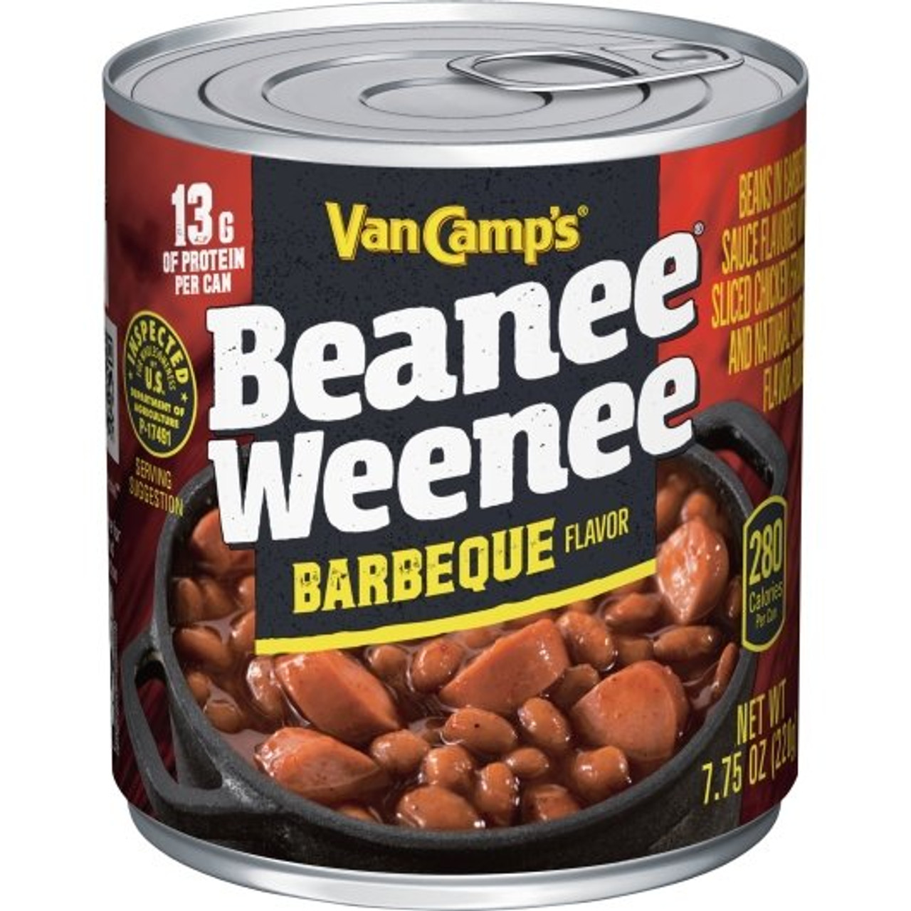 Van Camp s Beanee Weenee Barbecue, 7.75 Ounces - 24 Per Case