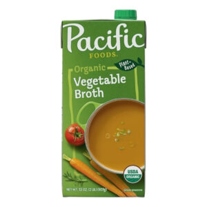 Pacific Foods Organic Vegetable Broth, 32 Ounce, 12 Per Case