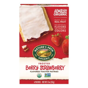 Nature s Path Strawberry Frosted Toaster Pastry, 11 Ounces, 12 Per Case