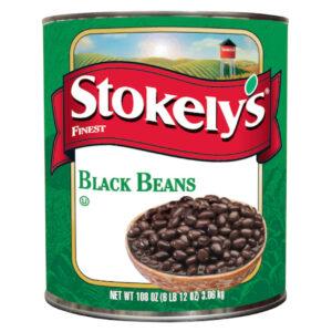 Stokely Finest Black Beans, 108 Ounces, 6 Per Case