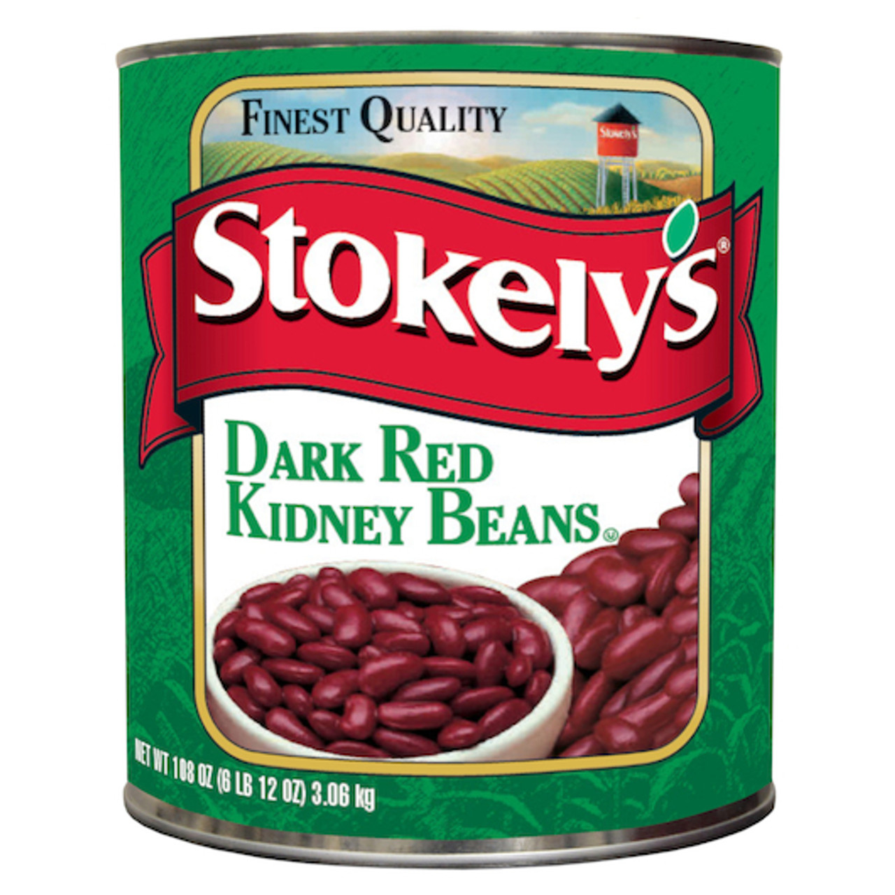 Stokely Red Kidney Beans, 108 Ounces, 6 Per Case