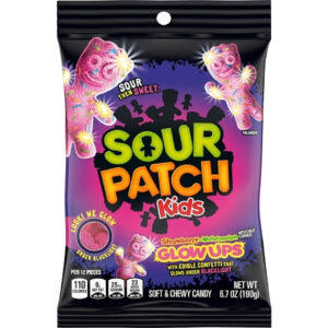 Sour Patch Kids Glow Ups, 6.7 Ounce, 12 Per Case