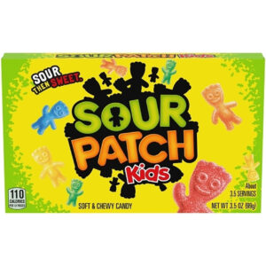 Sour Patch Kids Soft And Chewy Gummy Candy Box, 3.5 Ounce, 12 Per Case