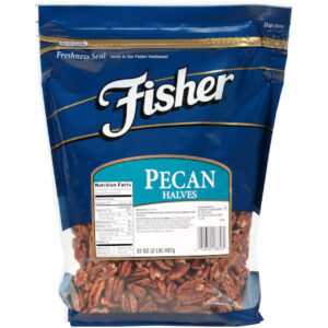 Fisher Fancy Pecan Halves, 6 Ounce, 3 Per Case