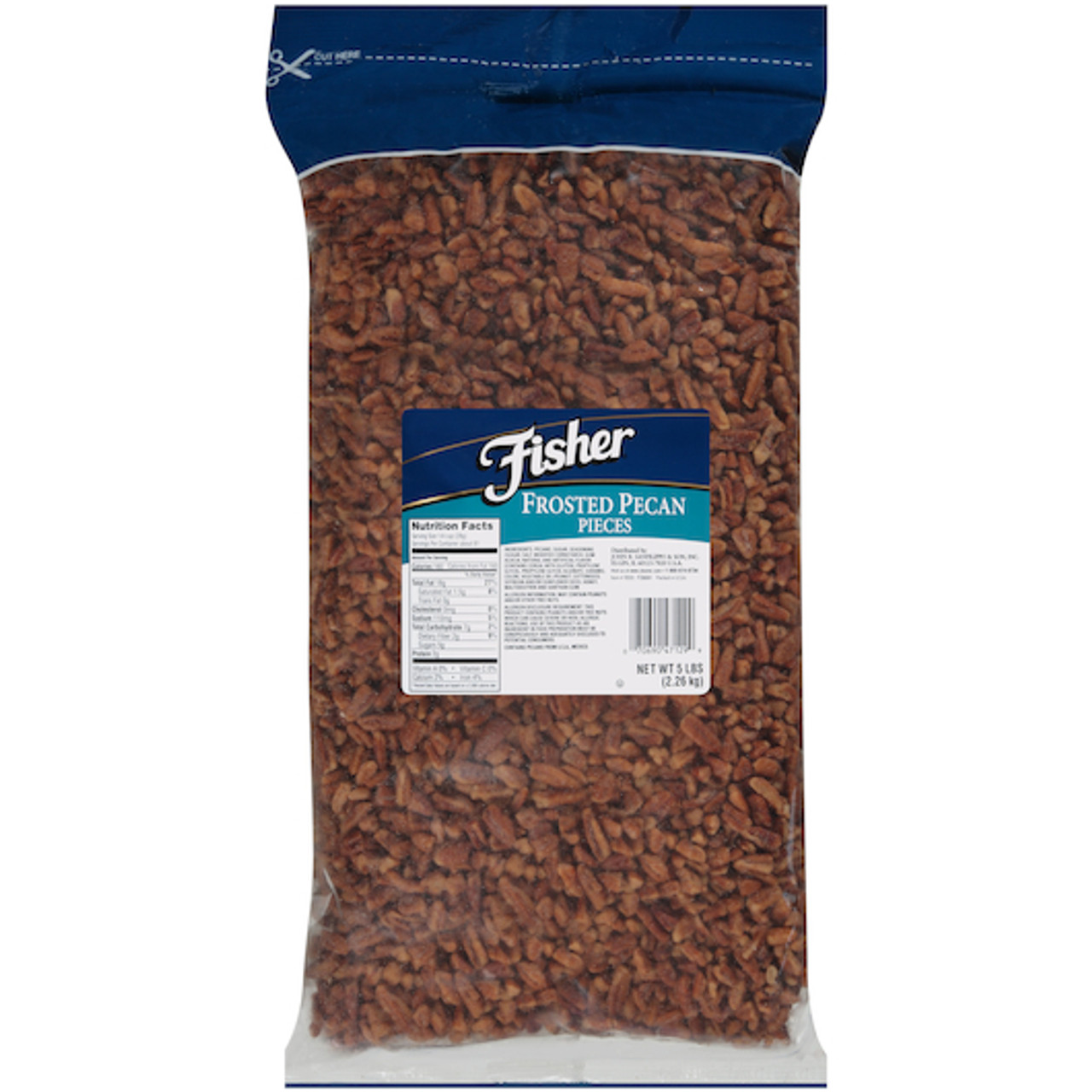 Fisher Frosted Pecan Pieces, 5 Pound