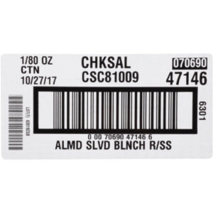 Fisher Chicken Salad Chick Almonds Slivered Blanched Roasted Sea Salt, 5 Pound