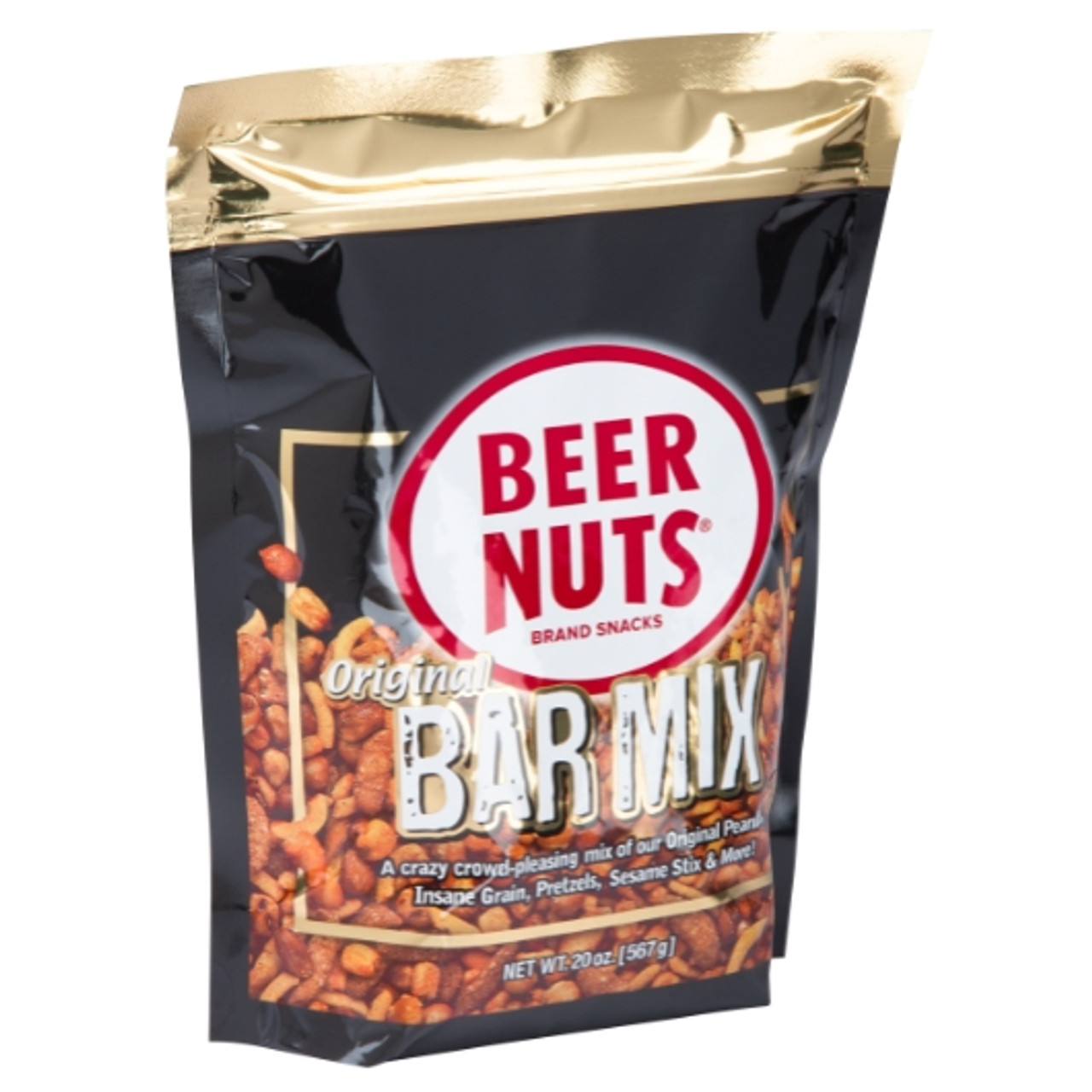 Beer Nuts Bar Mix Bag, 20 Ounces, 8 Per Case