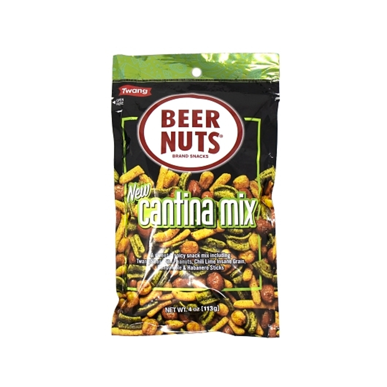 Beer Nuts Cantina Mix With Twang Value Pack, 4 Ounces, 12 Per Case