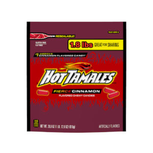 Hot Tamales Cinnamon Stand Up Bag, 28.8 Ounces, 6 Per Case