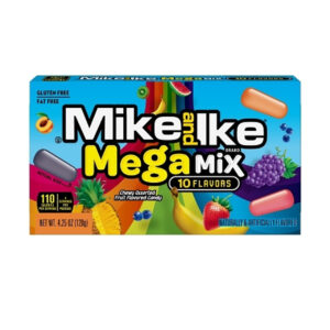 Mike & Ike Fat Free Gluten Free Candy Mega Mix Theater Box, 4.25 Ounce, 12 Per Case