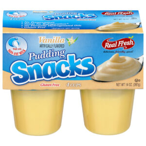 Real Fresh Pudding Vanilla Trans Fat Free, 14 Ounce, 12 Per Case