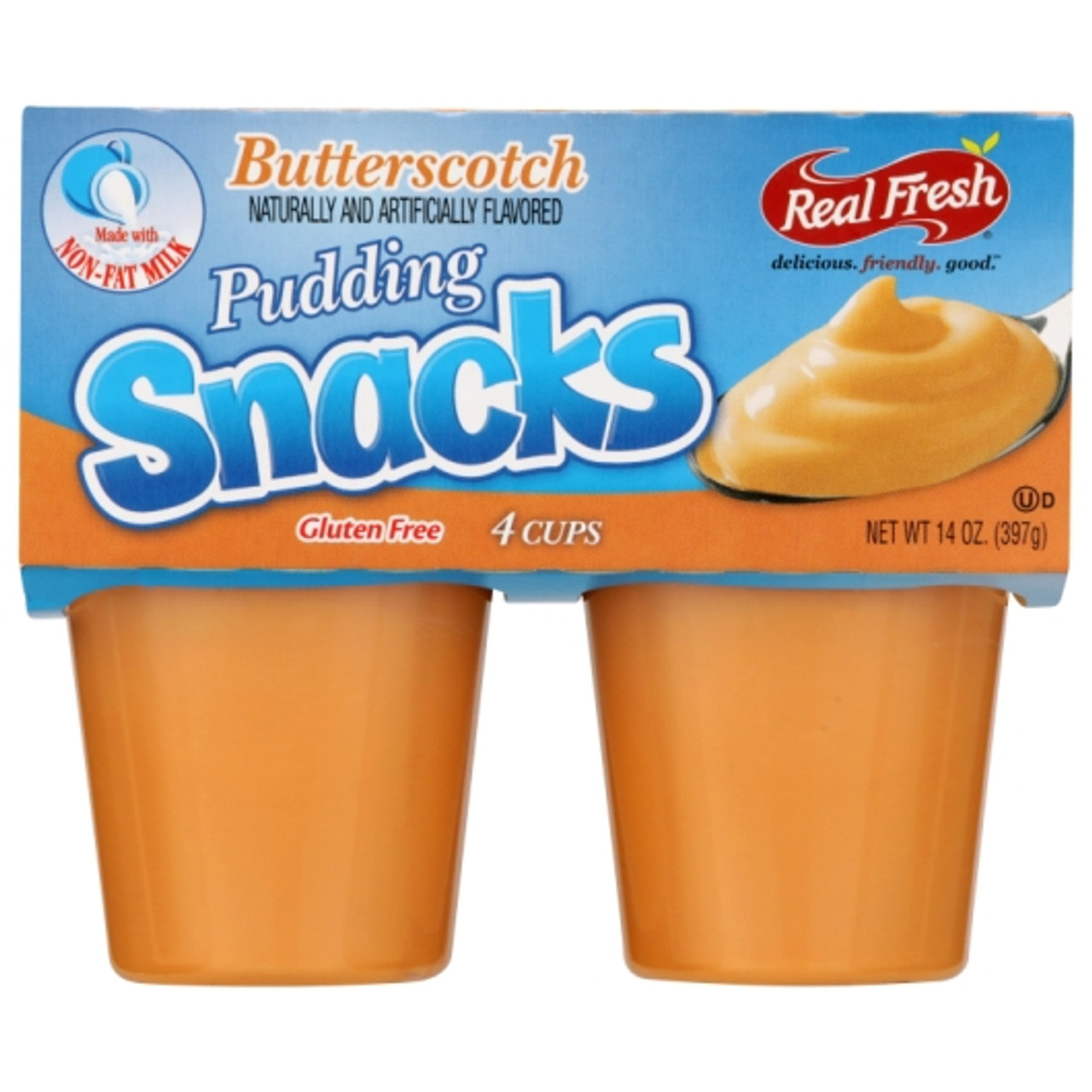 Real Fresh Pudding Butterscotch, 14 Ounce, 12 Per Case