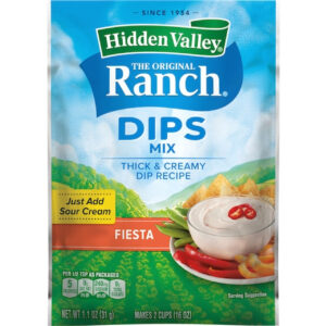 Hidden Valley Original Ranch Fiesta Dip Mix, 1 Ounce, 24 Per Case