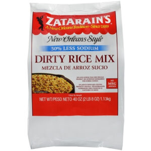 Zatarains Dirty Rice Mix, 40 Ounce, 6 Per Case