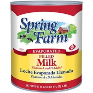 Spring Farm Filled Evaporated Milk, 97 Fluid Ounce, 6 Per Case