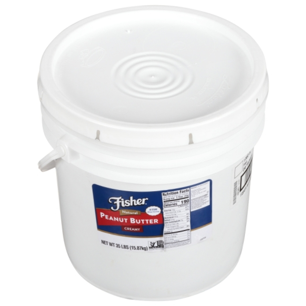 Fisher Creamy Natural Peanut Butter, 35 Pounds