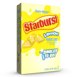 Starburst Lemon Drink Mix, 6 Count, 12 Per Case