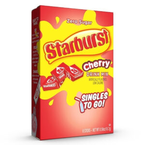 Starburst Cherry Drink Mix, 6 Count, 12 Per Case