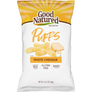 Good Natured Puffs White Cheddar, 6.5 Ounces, 6 Per Case