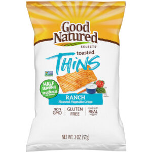 Herr Foods Inc Good Natured Ranch Baked Vegetable Crisps, 2 Ounces, 6 Per Case