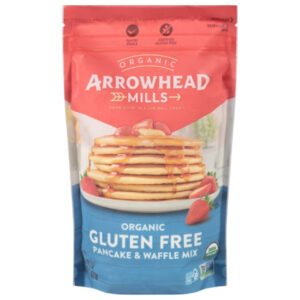 Arrowhead Mills Organic Gluten Free Pancake And Waffle Mix, 22 Ounce, 6 Per Case