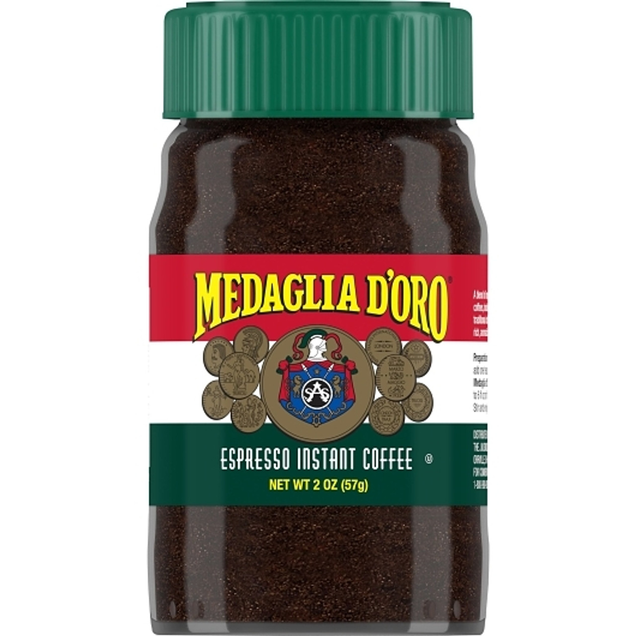 Medaglia D oro Espresso Coffee Instant, 2 Ounces, 12 Per Case