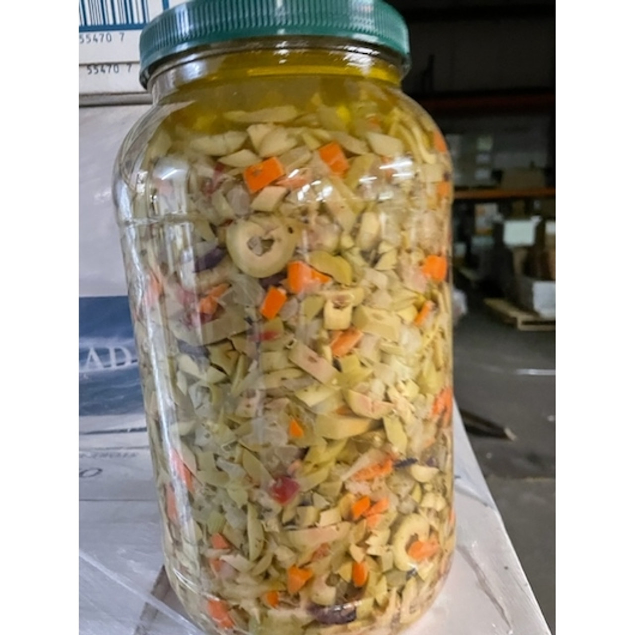 Gambinos Italian Olive Salad, 1 Gallon, 4 Per Case