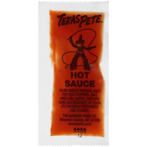 Texas Pete Original Hot Sauce Single Serve, 500 Each