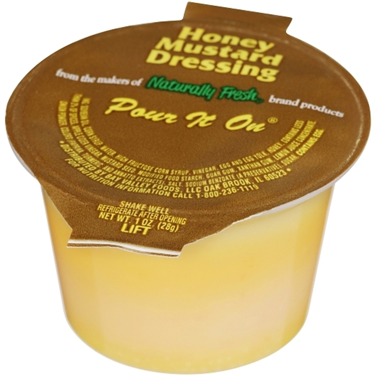 Naturally Fresh Honey Mustard Dressing Single Serve, 1 Ounce, 100 Per Case