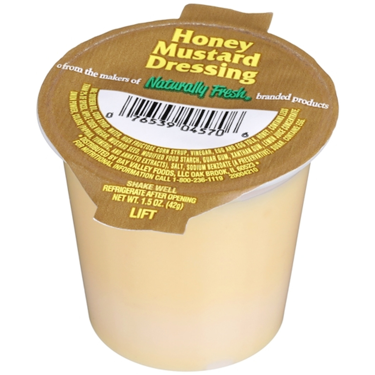 Naturally Fresh Honey Mustard Dressing Single Serve, 1.5 Ounce, 100 Per Case