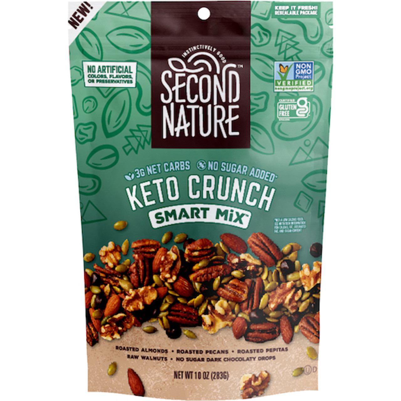 Second Nature Smart Mix Keto Crunch, 10 Ounces, 6 Per Case