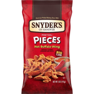 Snyder s Of Hanover Hot Buffalo Wing Pretzel Pieces, 5 Ounces, 8 Per Case