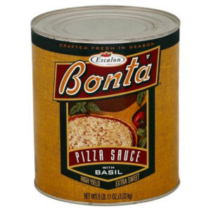 Bonta Pizza Sauce Fancy Basil, 107 Ounces, 6 Per Case