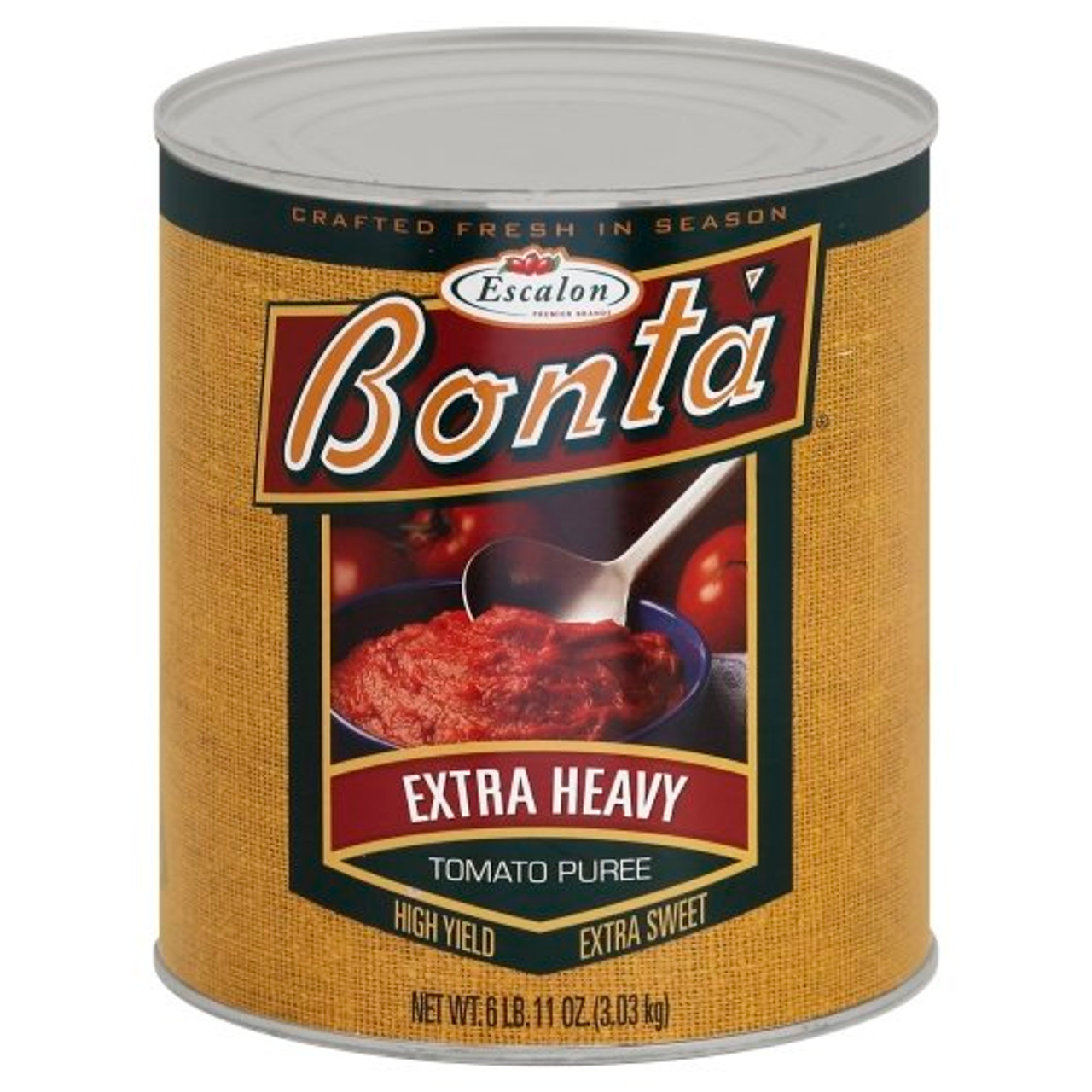 Bonta Tomato Puree, 6.687 Pound, 6 Per Case