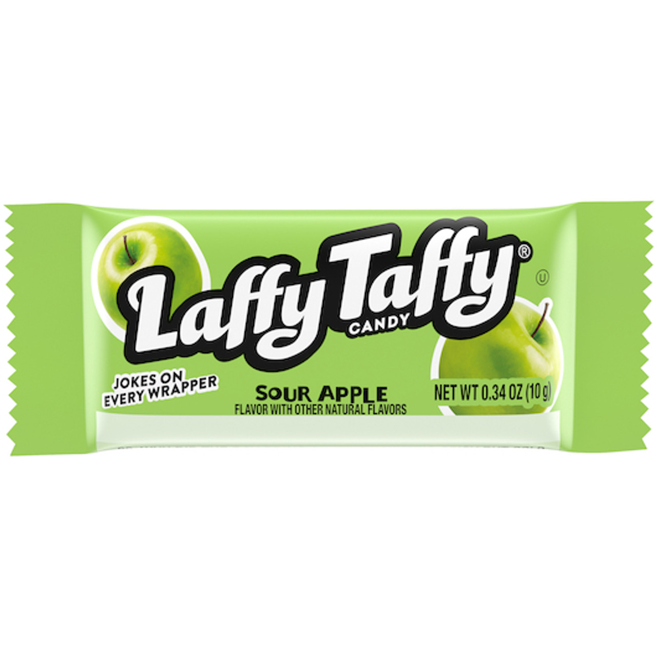 Laffy Taffy Sour Apple, 0.34 Ounce, 145 Per Box, 8 Per Case