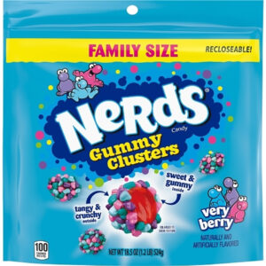 Nerds Very Berry Gummy Clusters Stand Up, 18.5 Ounce, 5 Per Case