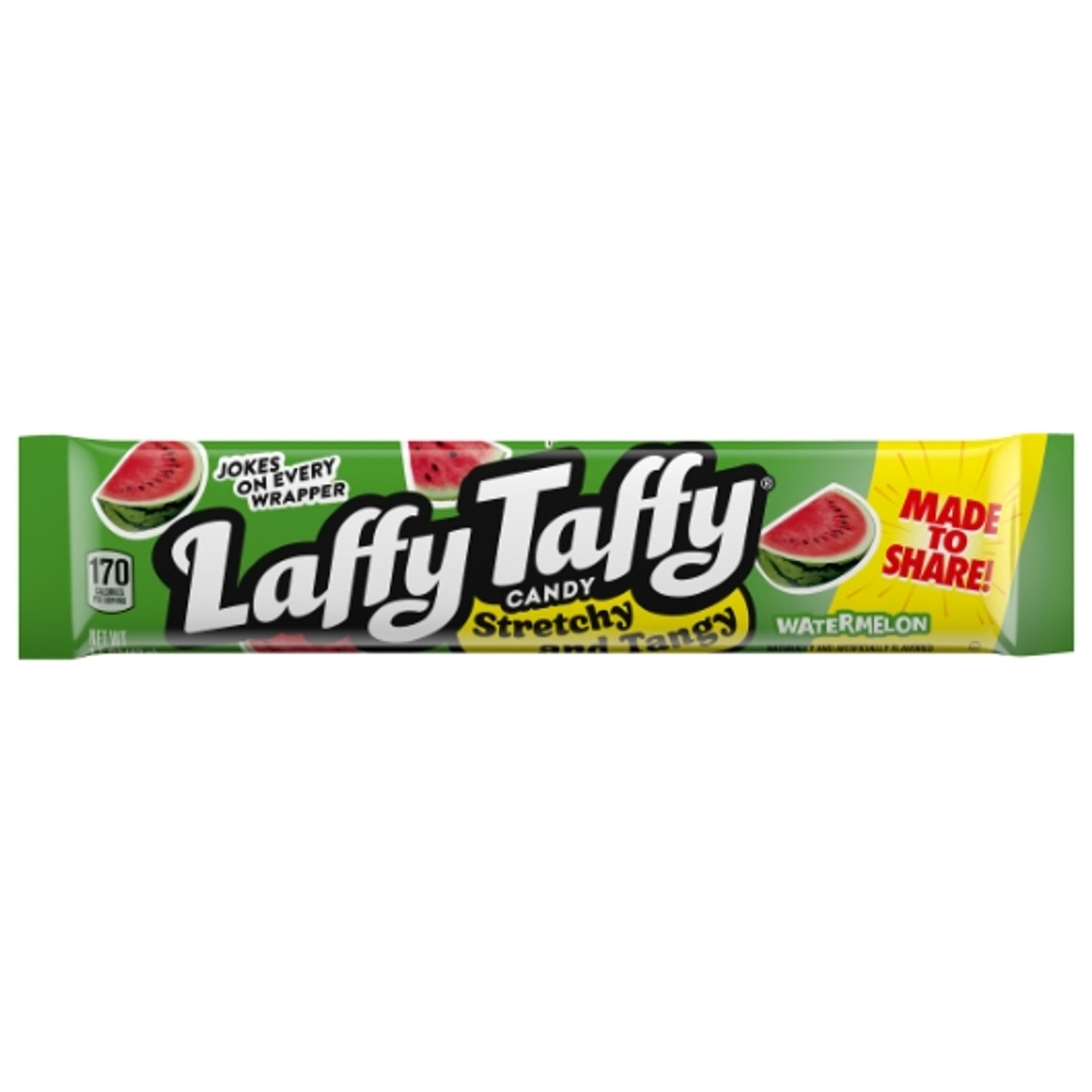 Nestle Laffy Taffy Watermelon Sugar Candy, 1.5 Ounce, 24 Per Box, 12 Per Case
