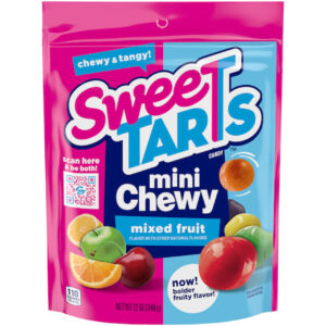 Sweetart Mini Chewy Peg Bag, 12 Ounce, 8 Per Case