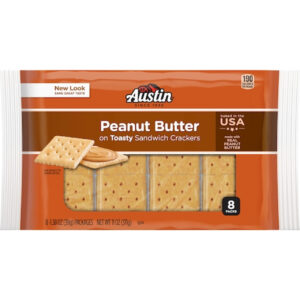 Austin Toasty Cracker With Peanut Butter, 1.38 Ounces, 96 Per Case