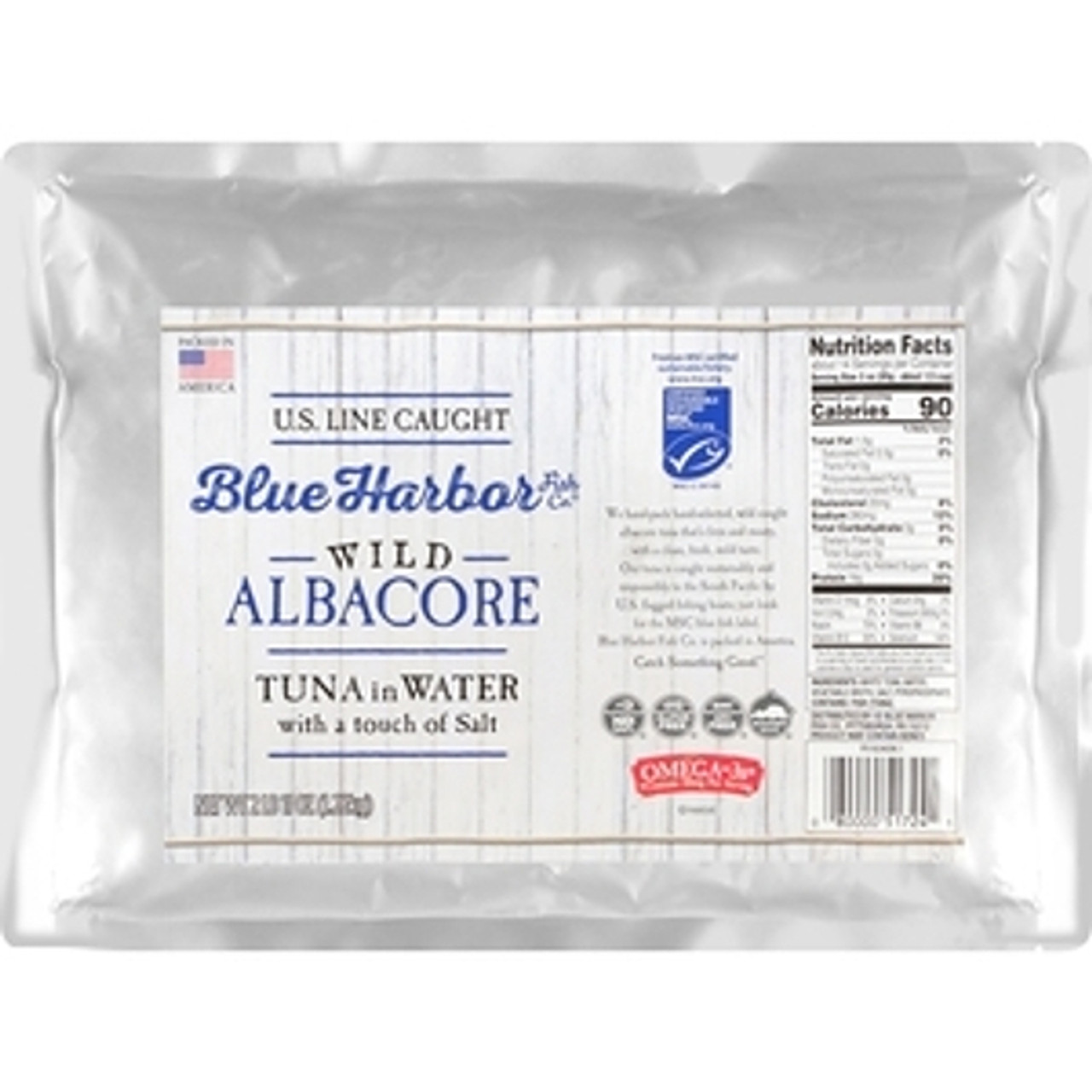 Blue Harbor Chunk White Albacore Tuna In Water, 43 Ounces, 6 Per Case