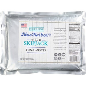 Blue Harbor Pole and Line Skipjack Tuna in Water, 43 Ounces, 6 Per Case