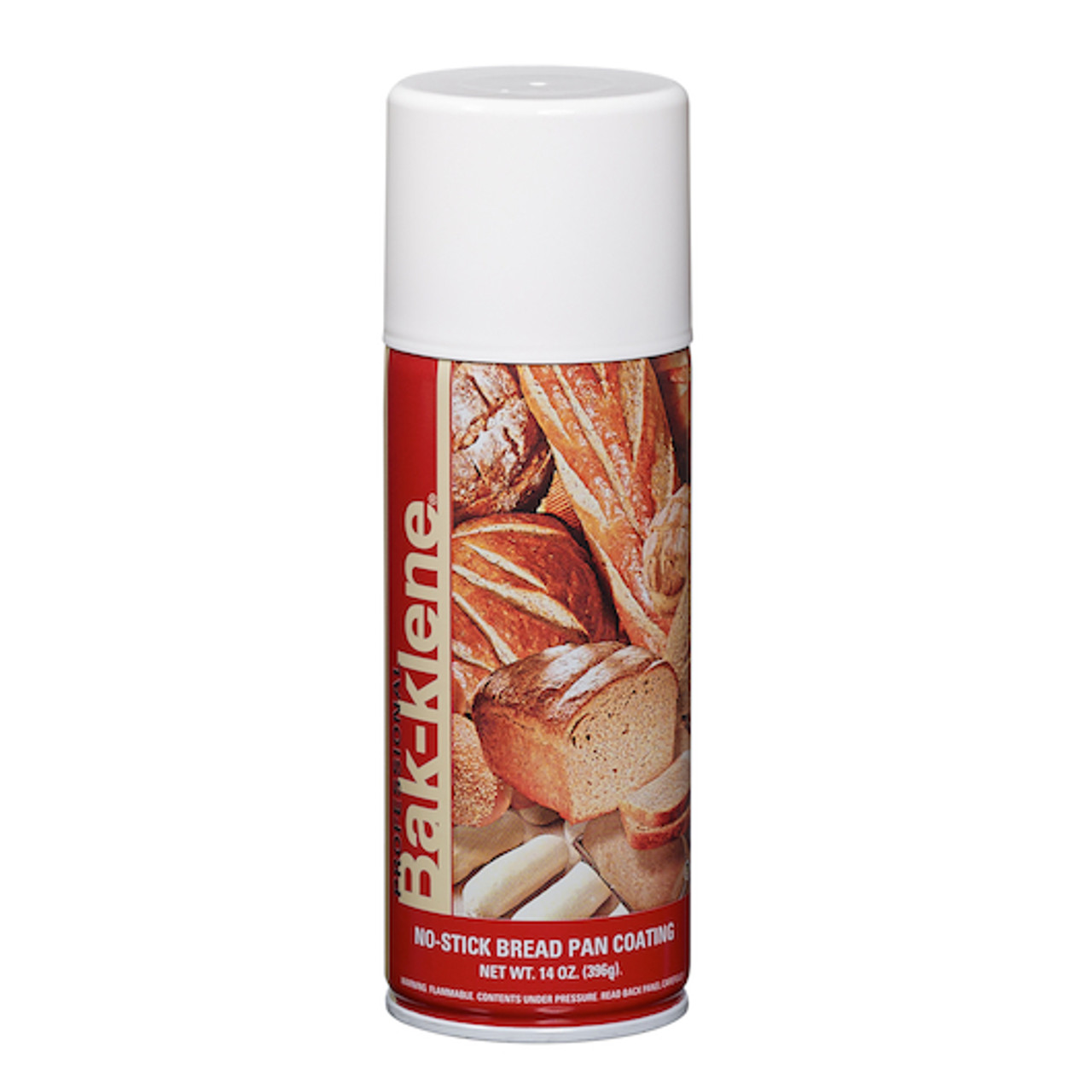 Bak-Klene Bread Bakery Pan Spray Aerosol, 14 Ounces, 6 Per Case