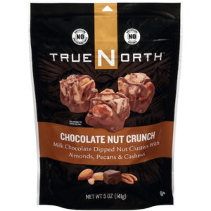True North Chocolate Nut Crunch Clusters, 5 Oz (Pack of 6)