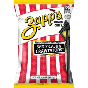 Zapp s Potato Chips Cajun Crawtator Chips, 1.5 Ounces, 60 Per Case